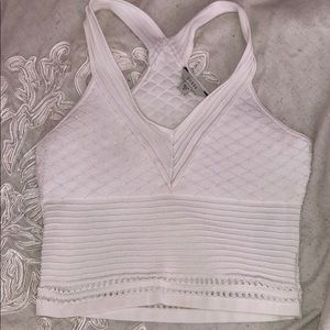 White Guess Crop top
